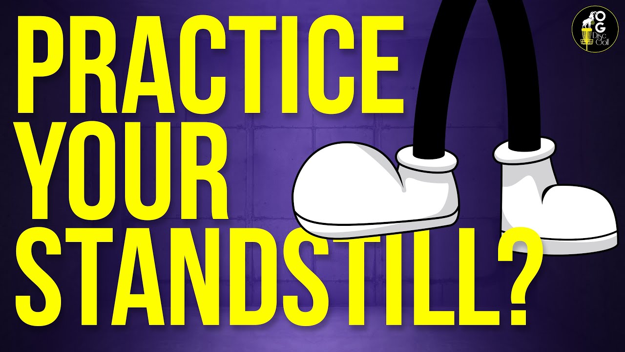 Working on my standstill throws Disc golf practice YouTube
