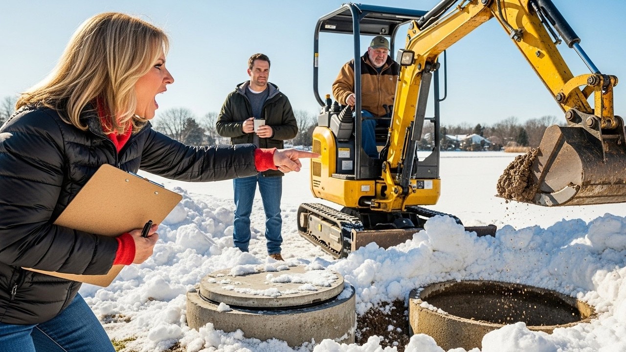 HOA Karen Demanded I Remove Snow Pile, Didn't Know It's Covering The Septic System For Her House