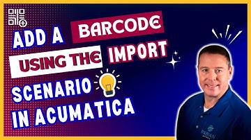 How to Add a Barcode/UPC Code using Import Scenario in Acumatica?