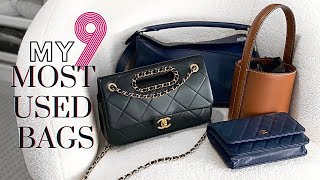 MOST USED BAGS OF 2021 | CELINE, CHANEL, LOEWE