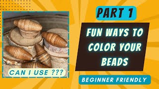 Fun Ways to Color Your Paper Beads  Part 1  Beginners Project  Paper Bead Making Ideas