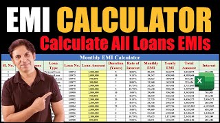 Kalkulator EMI di Excel / Hitung EMI Bulanan