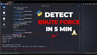 Build a Python Cybersecurity Tool in 5 Minutes | Detect Brute Force Attacks