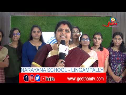 NARAYANA SCHOOL LINGAMPALLY BRANCH Principal about students Secured GPA 10/10 In SSC Results