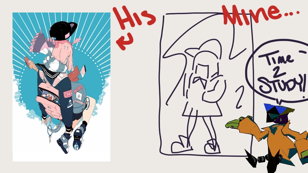 Studying Daisuke Richard. chill art stream