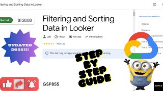Filtering and Sorting Data in Looker|| GSP855|| #gsp855 #solutions #googlecloud #freeswags #google