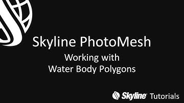 PhotoMesh Tutorials #8: Working with Water Body Polygons