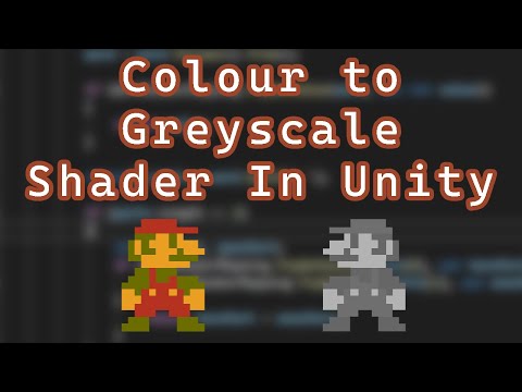 How to Make a Simple Greyscale Shader in Unity