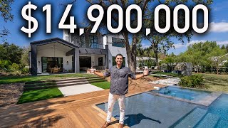 Inside a $14,900,000 Hidden Hills Modern Mansion with a Bocce Ball Court!