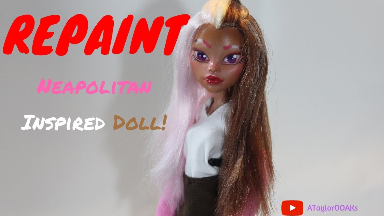 Repaint! Neapolitan Ice Cream Fashion Inspired Doll