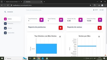 Sistema de venta básico multisucursal php 8 (Codeigniter 4) y mysql