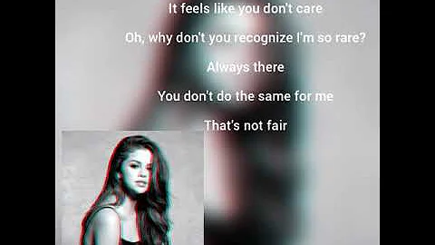 Rare - Selena Gomez( lyrics )#selenagomez#rare#lyrics