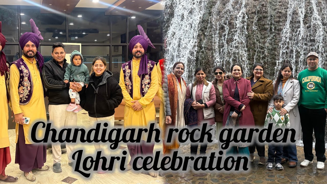 Chandigarh rock garden lohri celebration party / shastri market sector 22 