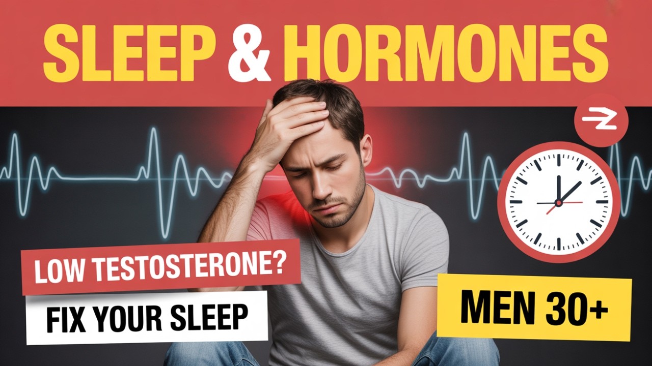 Men Over 30: Lack of Sleep DESTROYS Testosterone! 😱 Fix This Naturally Before It’s Too Late