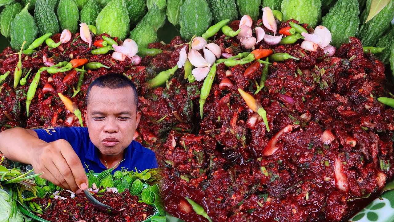 ลาบก้อยขมเมนูแซ่บๆแกล้มมะระขมๆข้าวเหนียวสายซดห้ามพลาดสุดทอนั้นครับผม