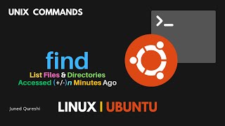List Files & Directories Accessed Using find Command and -amin | find Command in Linux