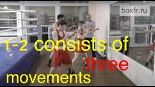 Boxing: 1-2 consists of 3 movements