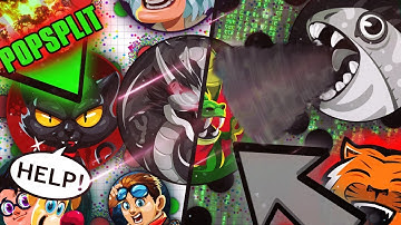 Agar.io - BATTLE OF THE POPSPLITS! Best EVER POPSPLITS IN AGARIO!