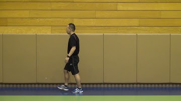 Forward Lunge, Elbow to Instep w/Rotation - World