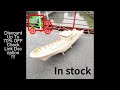 1/30 110cm Trawler Model Wooden Boat Model Kit DIY Hand-assembled Frame Boat Boy Assembly Toys