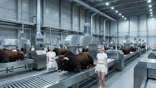 How Giant Dairy Farms Raise and Transport Cattle at Massive Scale