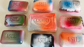 Soap Boxes With Starch - Asmr Relaxing Sounds - Nişastalı Sabun Kırma Videosu