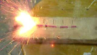 058-0104 - 20' Pink Visco Safety Fuse - Burns 10 Seconds Per Foot
