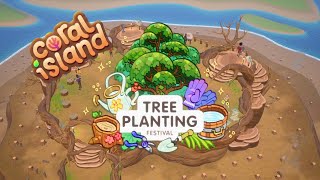 Tree Planting Festival! | Coral Island Lets Play pt. 10 | Cozy Game