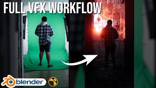 Green Screen to Final VFX Shot — Full Uncut VFX Workflow