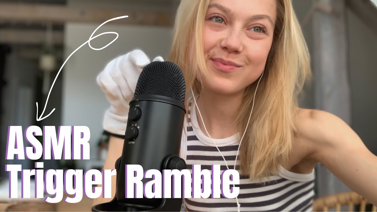 ASMR: übers Leben… und Handschuh Sounds | whispered ramble german