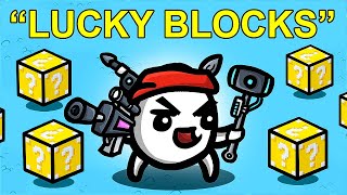 Playing Brotato With Lucky Blocks