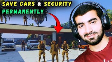 How to Permanently Save Cars / objects / Security in GTA 5 | Save Anything in GTA 5 | kHAAS GAMER