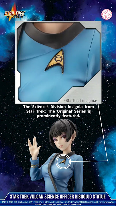 【STAR TREK】 VULCAN SCIENCE OFFICER BISHOUJO STATUE｜KOTOBUKIYA　#shorts