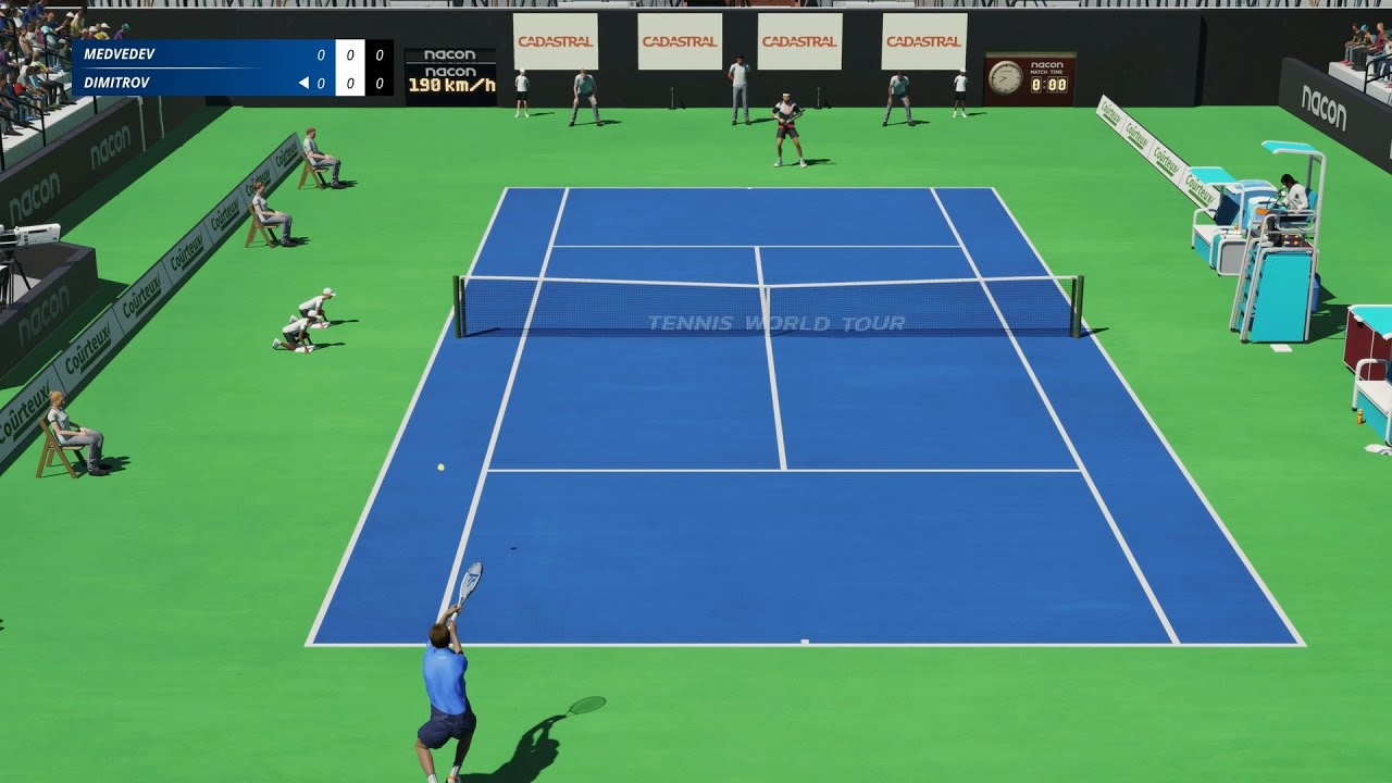 Теннис хачанов прямой эфир. Tennis World Tour 2.