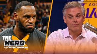 Colin reacts to Kenny Smith naming LeBron James as the 10thbest player of all time | NBA | THE HERD