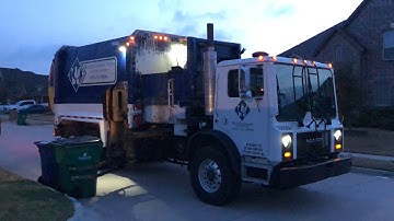 Waste Connections: Mack MR Labrie Automizer Garbage Truck!
