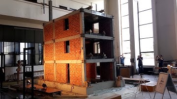 FRAmed-MAsonry Model, Shaking Table Test @ 1.2g