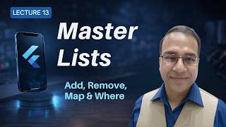 Dart Lists Complete Guide | List Methods, map(), where(), Spread Operator | Urdu-Hindi | Lecture 13