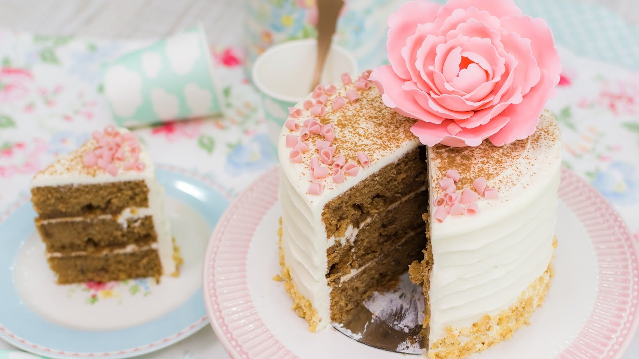 Tarta de canela y nueces - Receta - María Lunarillos | tienda & blog