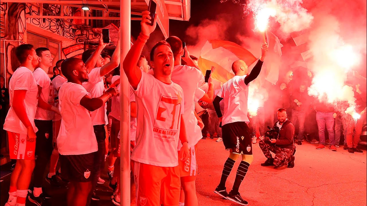 Proslava Zvezdine 31. titule sa navijačima