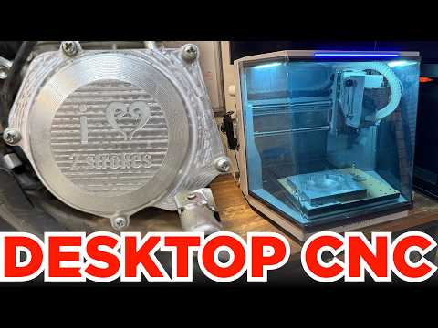 CNC machining a BILLET Stator Cover in my SHED!