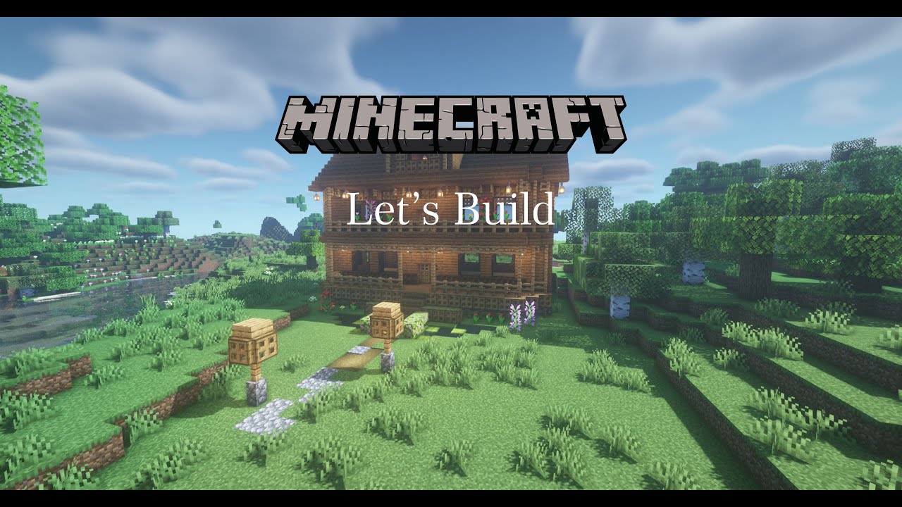 Minecraft lets build - Farmhouse - YouTube