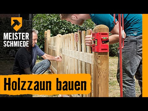 Holzzaun bauen | HORNBACH Meisterschmiede