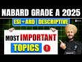 Most Expected Topics of ESI &amp; ARD Descriptive Writing in NABARD Grade A Phase 2 2025