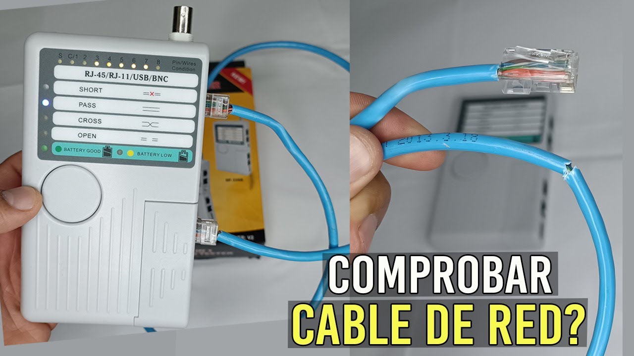 Cómo Probar Cable de RED Rj45/Rj11/Detectar Si Está Dañado?? 