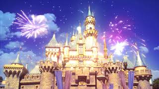 Beautiful, fantastic, castle, fireworks, background video kids photography&video background