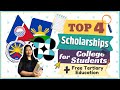 Top 4 Government Scholarships for College Students | Free Tertiary Education