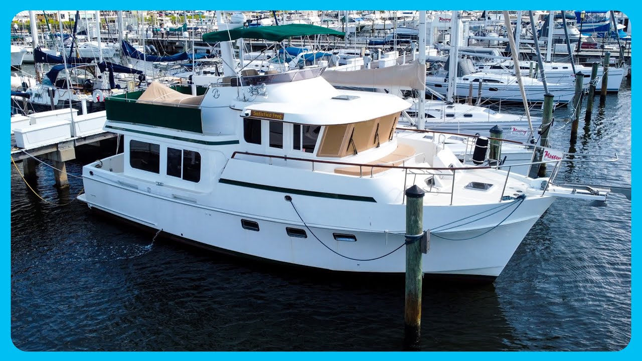 The Most COMFORTABLE Mid-Sized Trawler I’ve Been Aboard [Full Tour] Learning the Lines