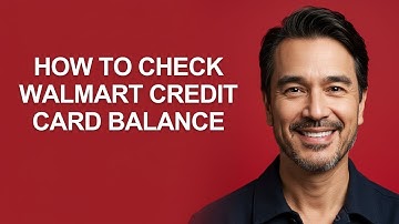 How to Check Walmart Credit Card Balance - KevinHowTo