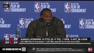 Postgame Interview Kawhi On Draymond Green Hall Of Fame Defender. It Was Hard To Even Get Shots Up